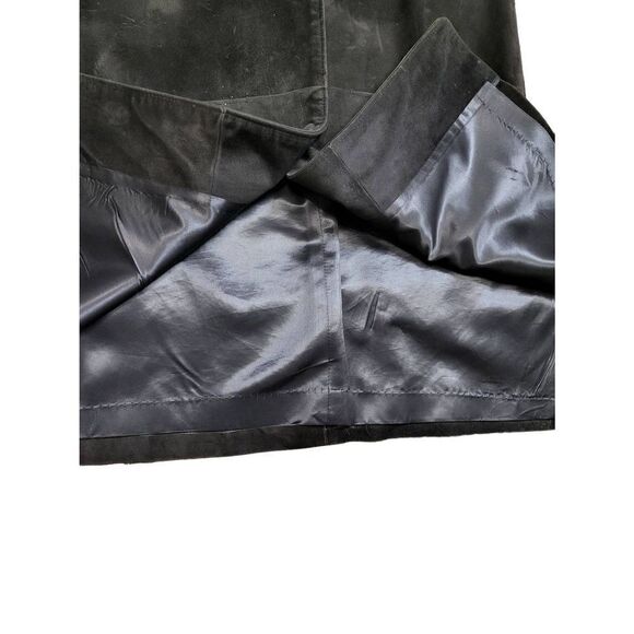 Vintage Leather Jacket with Mink Collar - Picture 3 of 6